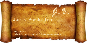 Jurik Vendelina névjegykártya